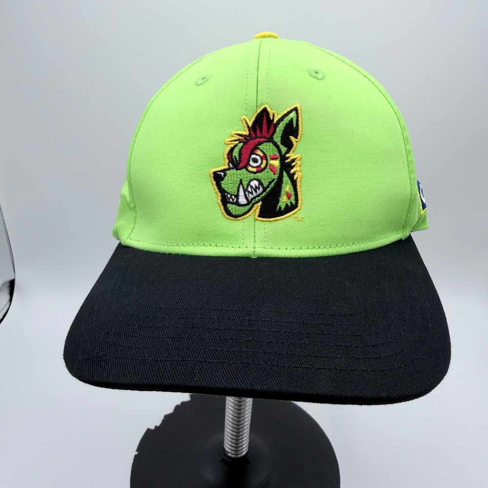 Round Rock Express Chupacabras Melonwear Lucha Libre Mask Hat Lime Green Cap